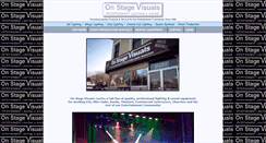 Desktop Screenshot of onstagevisuals.com